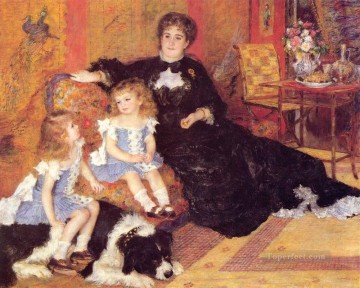 Madame Georges Charpentier and her Children master Pierre Auguste Renoir Oil Paintings